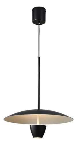 PENDENTE LED ABBIE 10W 3000K PRETO