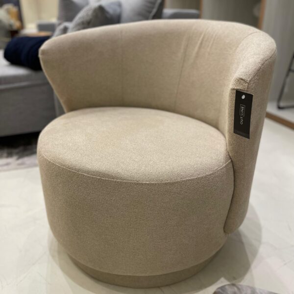 POLTRONA CAROL GIRATORIA TEC110 74X80X78