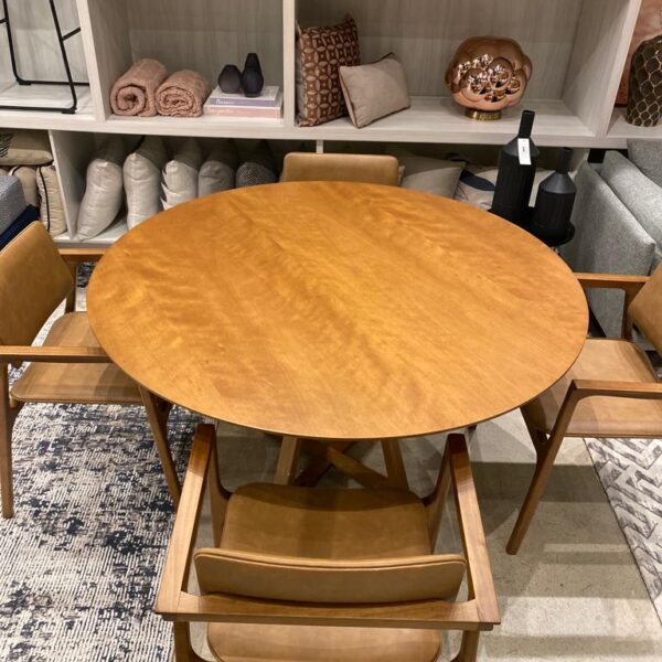 MESA DE JANTAR DUDA REDONDA NOGUEIRA D136