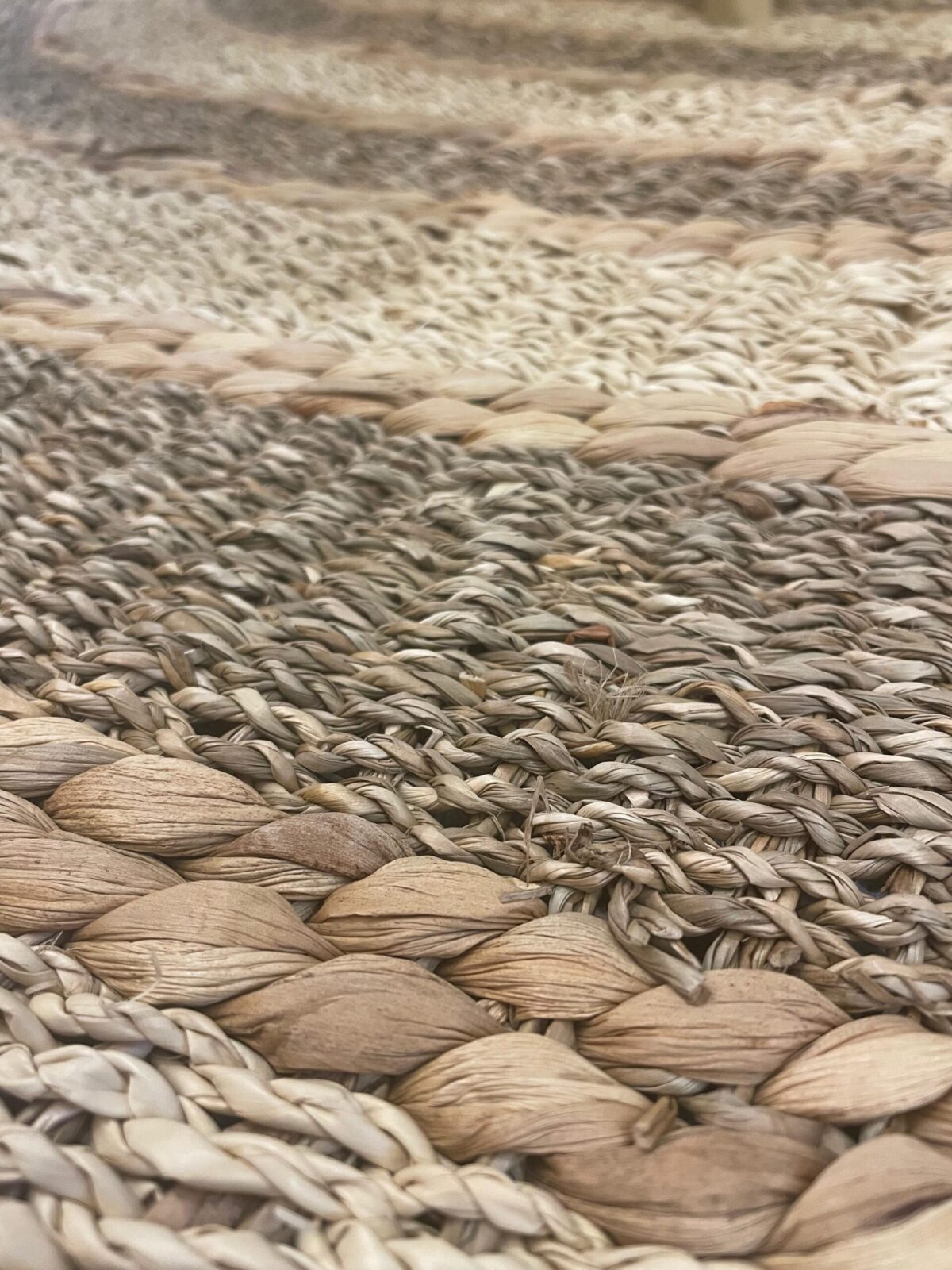 TAPETE EM FIBRA NATURAL REDONDO - Imagem 2