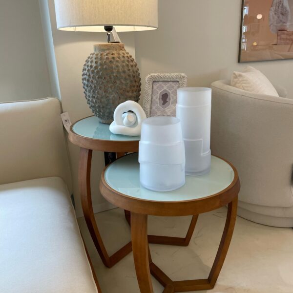 MESA LATERAL BAIXA CELINE BASE LYPTUS CARAMELO TP BR D50x54