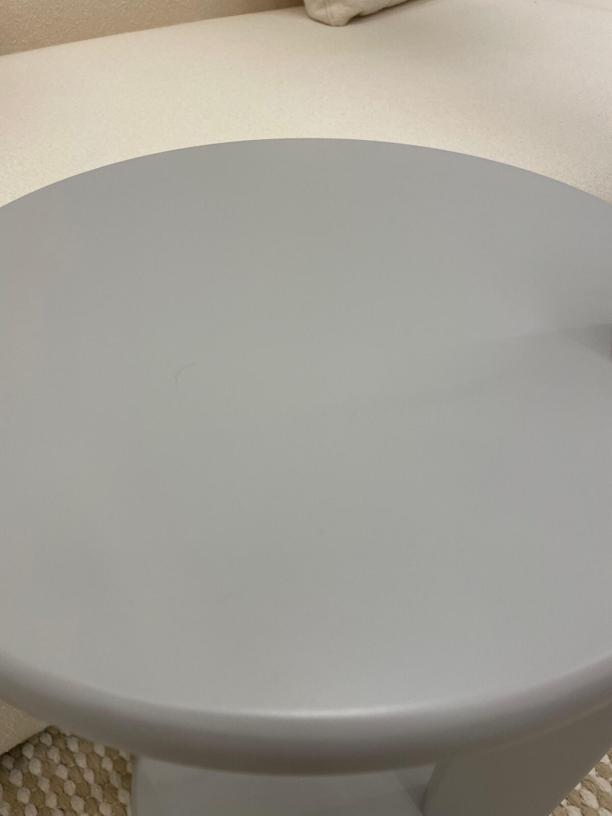 MESA LATERAL PARK OFF WHITE  HASTE GRAFITE 35X35X69 - Imagem 2