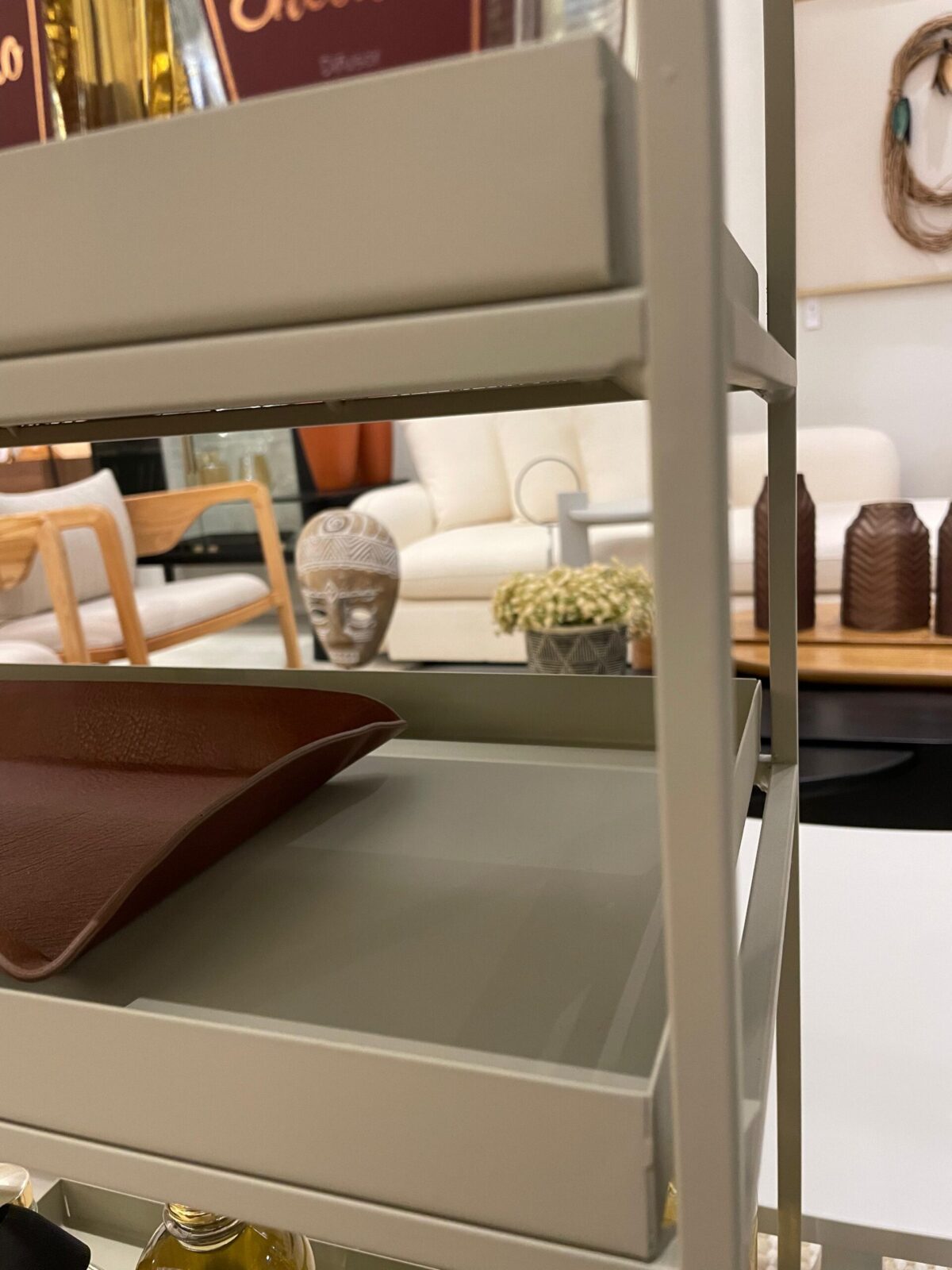 ESTANTE WIRE CHAPA COR PORCELANA 152X85X27 - Imagem 2