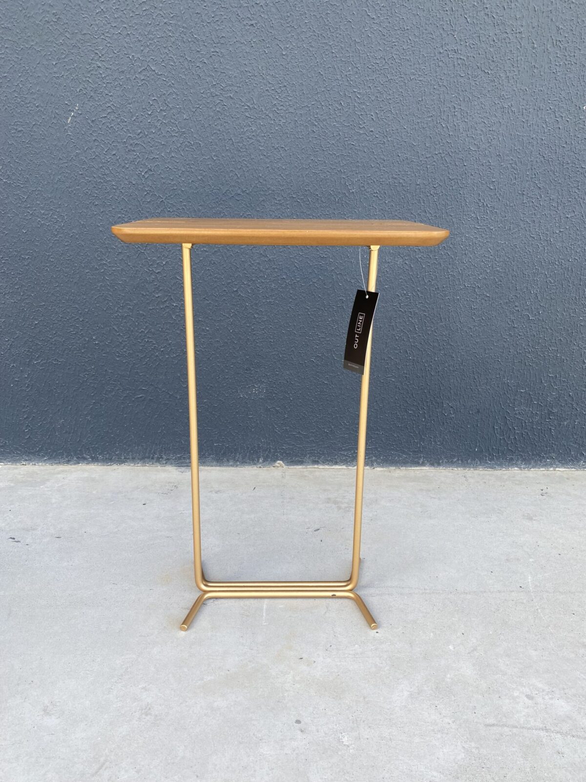 MESA LATERAL BAIXA CLAW AMENDOA/CHAMPANHE 38X28X57 - Imagem 2