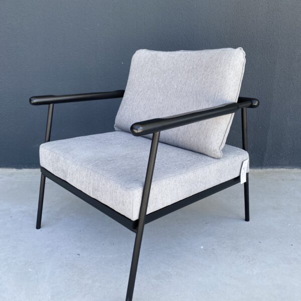 POLTRONA CARINO BASE ACO PT TEC20067 78X87X87