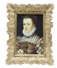 PORTA RETRATO EM RESINA DOURADO