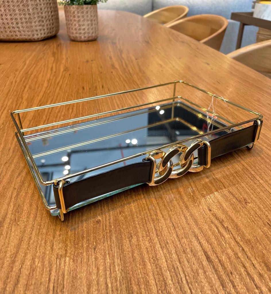 original.jpeg BANDEJA FENCE CORRENTE PRETA 15 X 25 CM - ARAMADO GOLDEN - Imagem 1