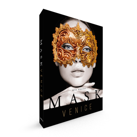 CAIXA LIVRO MASK VENICE 36x27X5cm
