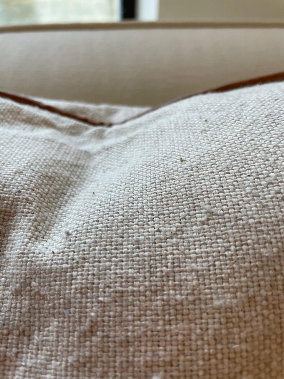 ALMOFADA LINHO E COURO REPS 50X50 REF 3305 - Imagem 2