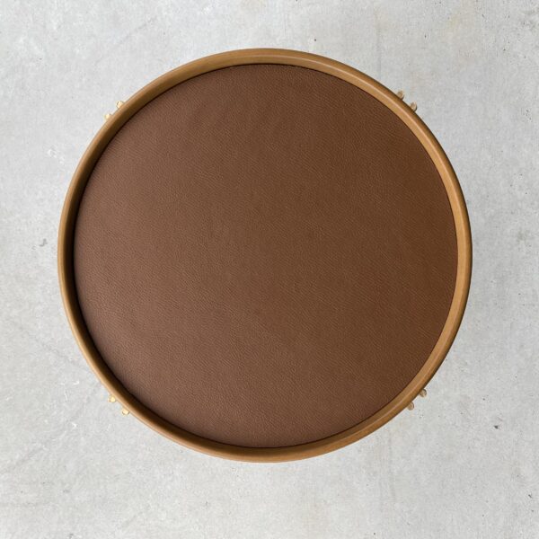 MESA CENTRO EOS BASE DOU TAMP/RECOURO MARROM 45X45X35