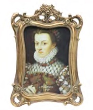 PORTA RETRATO EM RESINA DOURADO ENVELHECIDO