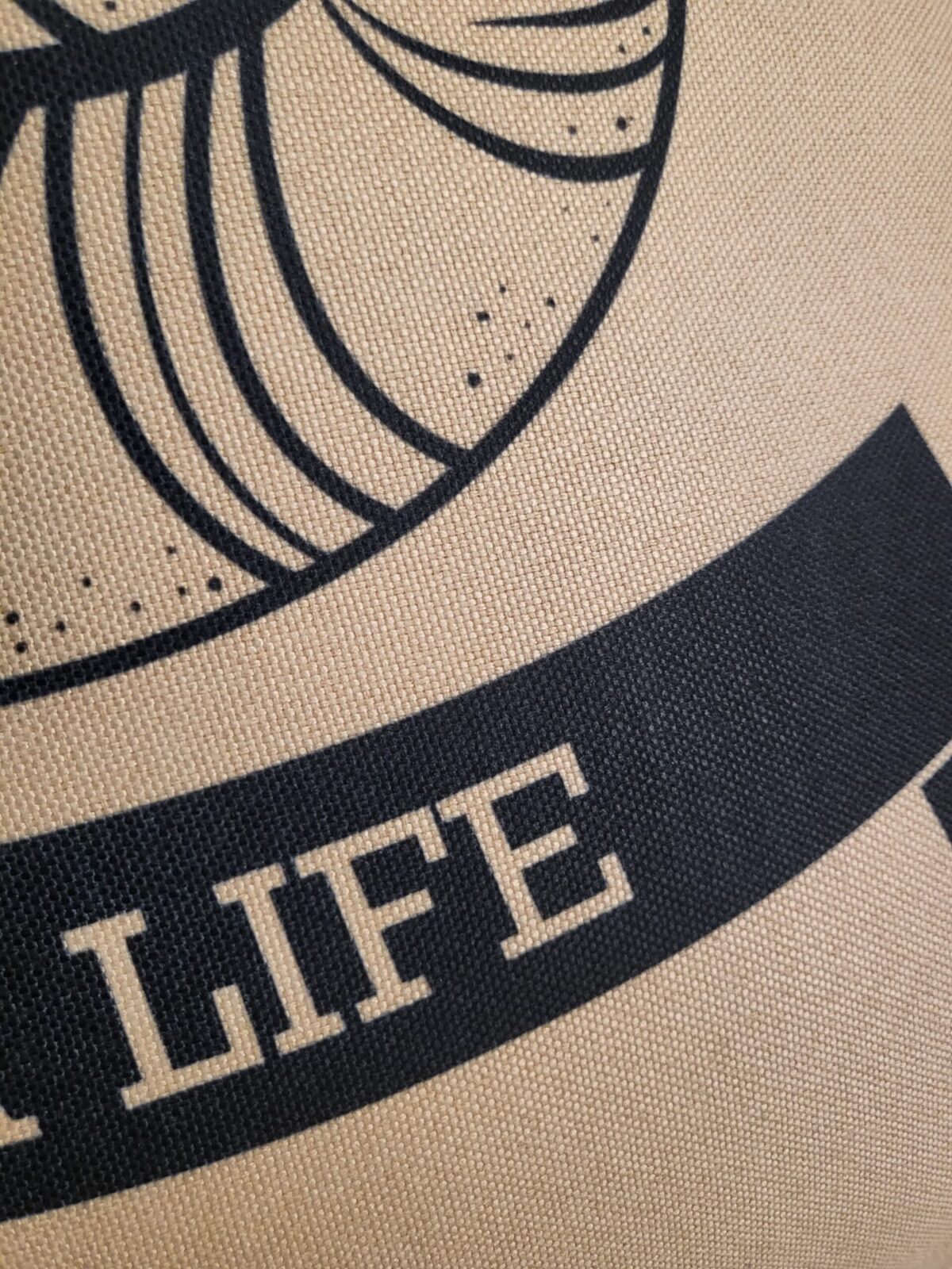 ALMOFADA SUBLIME BEGE E AZUL 50X50 704 - Imagem 2