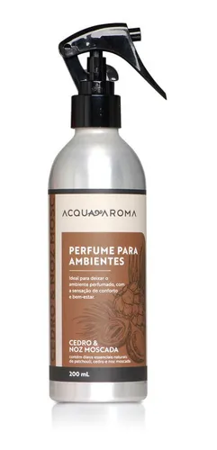 PERFUME P AMBIENTES  AROMA PREMIUM 200ML CEDRO E NOZ MOSCADA