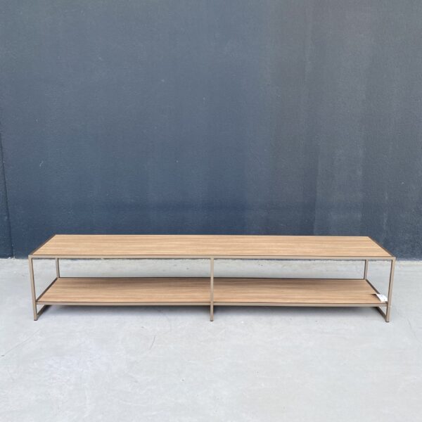 SOFA TABLE MIRAGE CHAMPAGNE/NATURAL