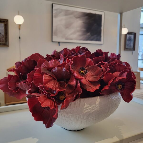 VASO EM CERAMICA DECORATIVO BAIXO BR