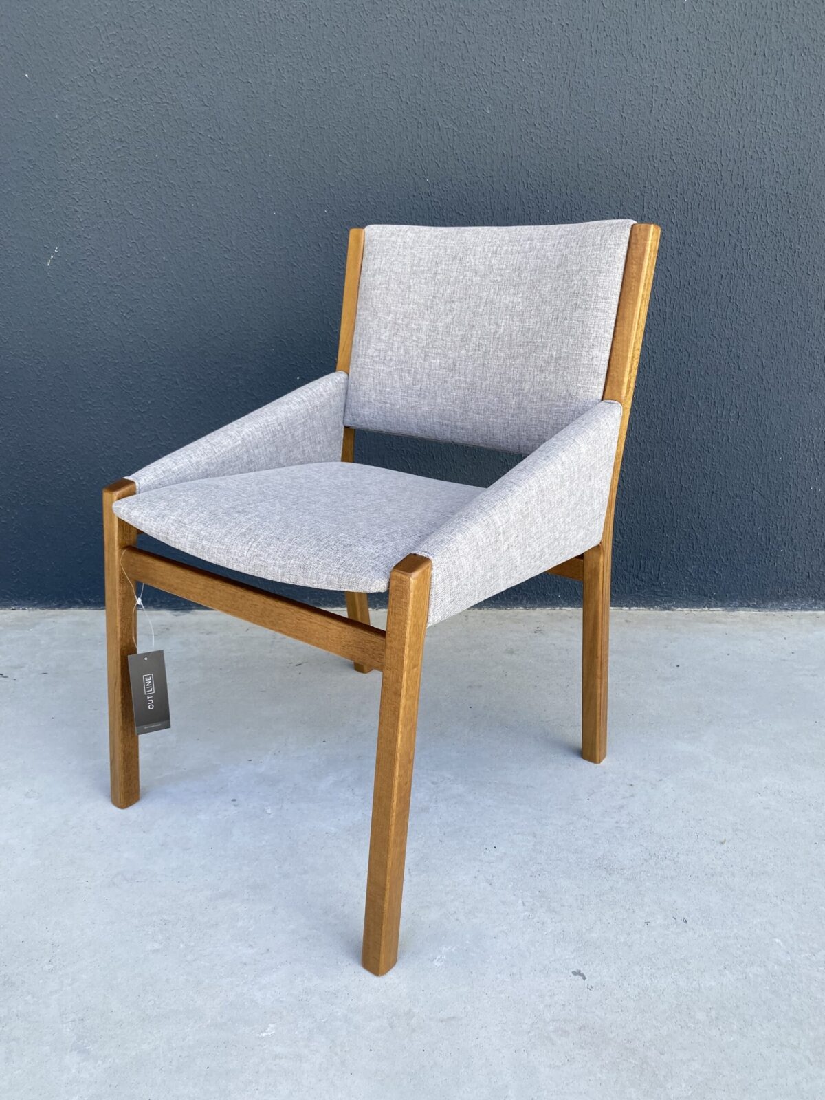 CADEIRA TRENA BASE AMENDOA  TEC H73 52X56X80 - Imagem 3