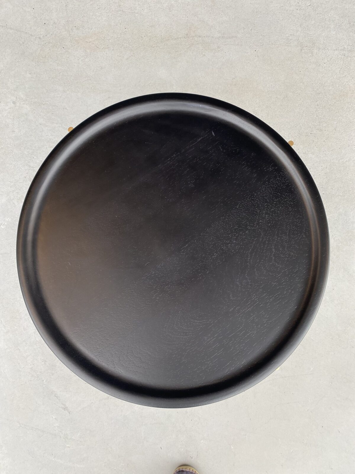 MESA LATERAL VANDA BAIXA  REF 389B BASE CHAMP/TP EBANIZADO - Imagem 4