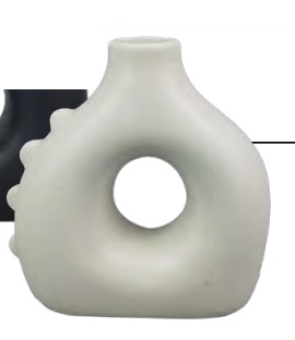 VASO DE CERAMICA BRANCO
