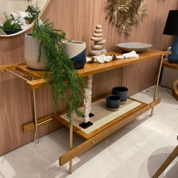 APARADOR EVEN BASE/CHAMP/TAMPO AMENDOA 180X45X80