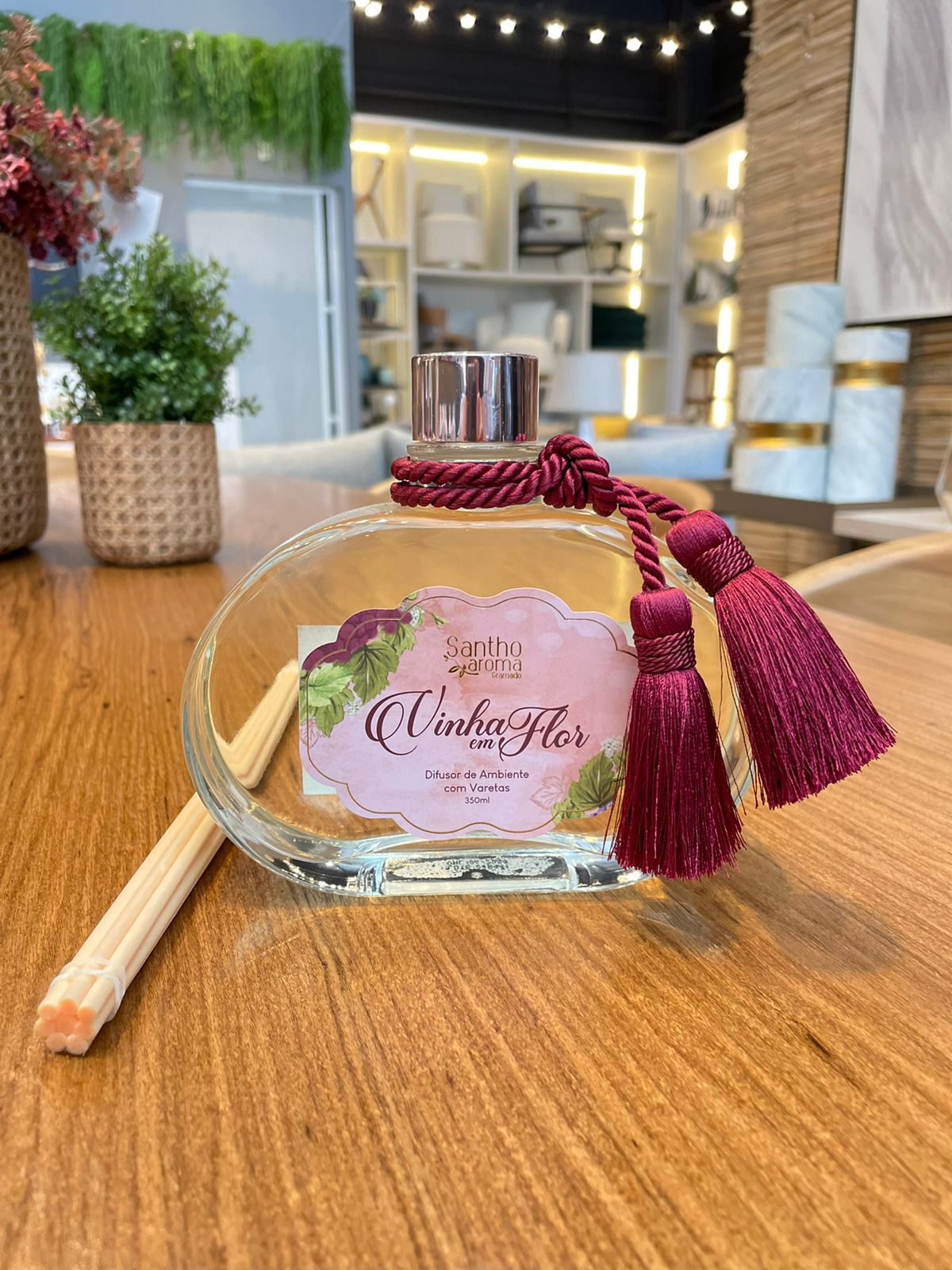 original-275.jpeg DIFULSOR DE VARETAS VINHA EM FLOR 350ML - Imagem 1