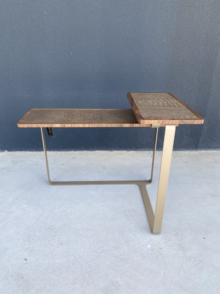 Mesa Apoio Edge Dir R Croco Fen/ Nog/ Champ