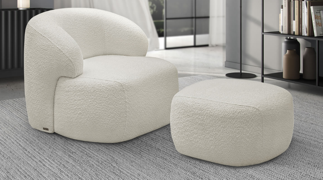 original-31.png Poltrona + Puff Chandon tec 14045 - Imagem 1