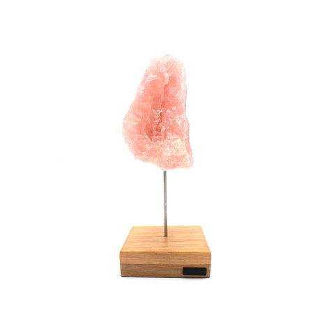 ESCULTURA PEDRA SIMPLES QUARTZO ROSA - M