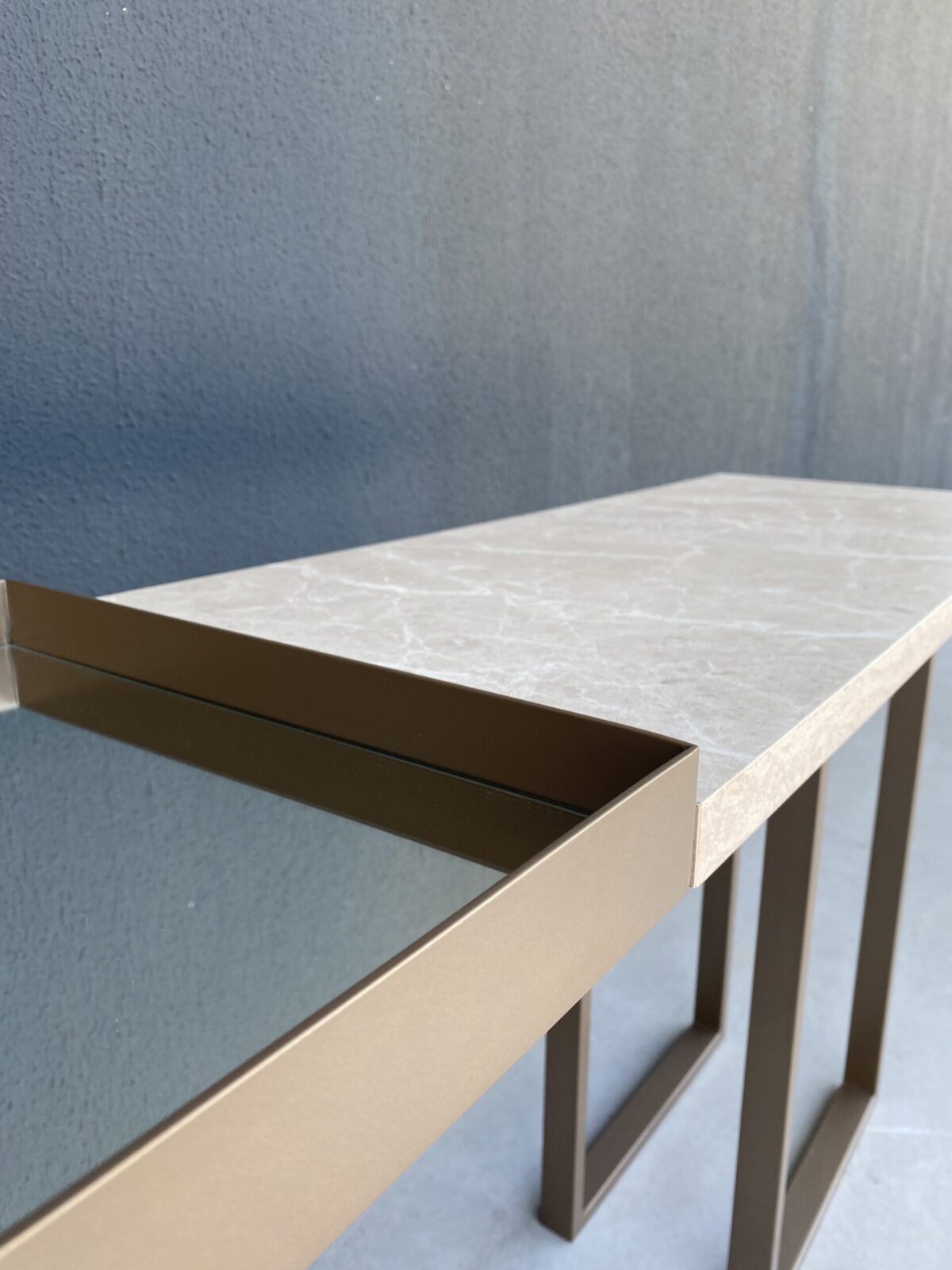 APARADOR BAR UNNA CHAMPAGNE/FONTANA - Imagem 2