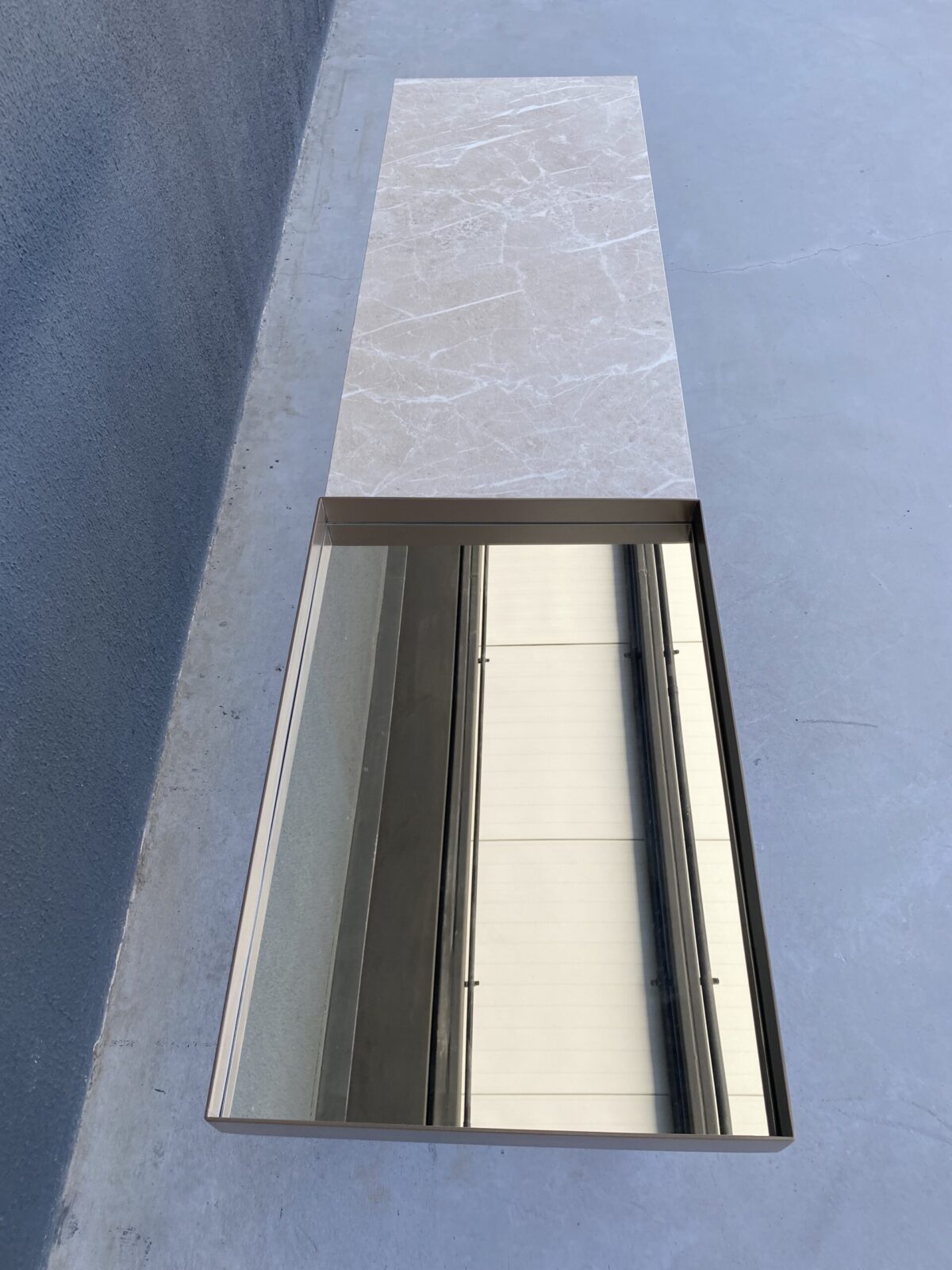 APARADOR BAR UNNA CHAMPAGNE/FONTANA - Imagem 3