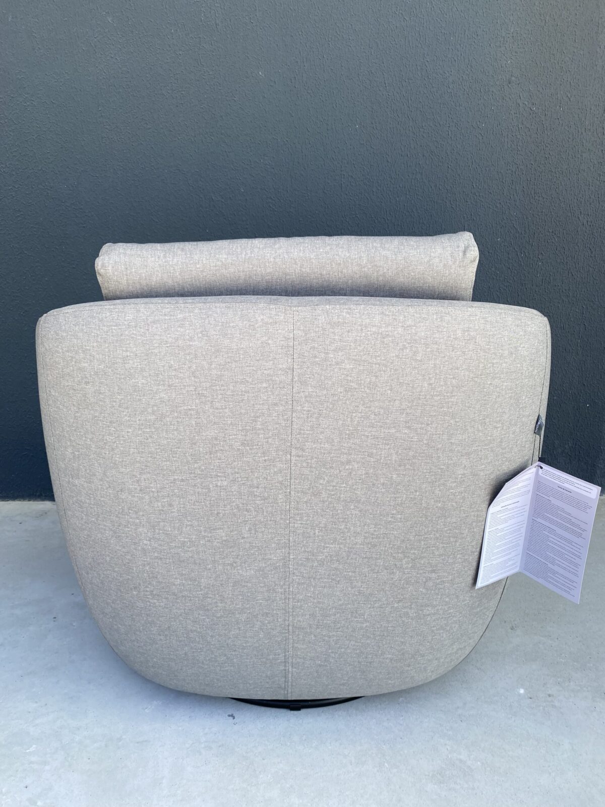 POLTRONA GIR MIANO 0,90 TC - 5005 POLIESTER DICAV VERDE 3114 - Imagem 2