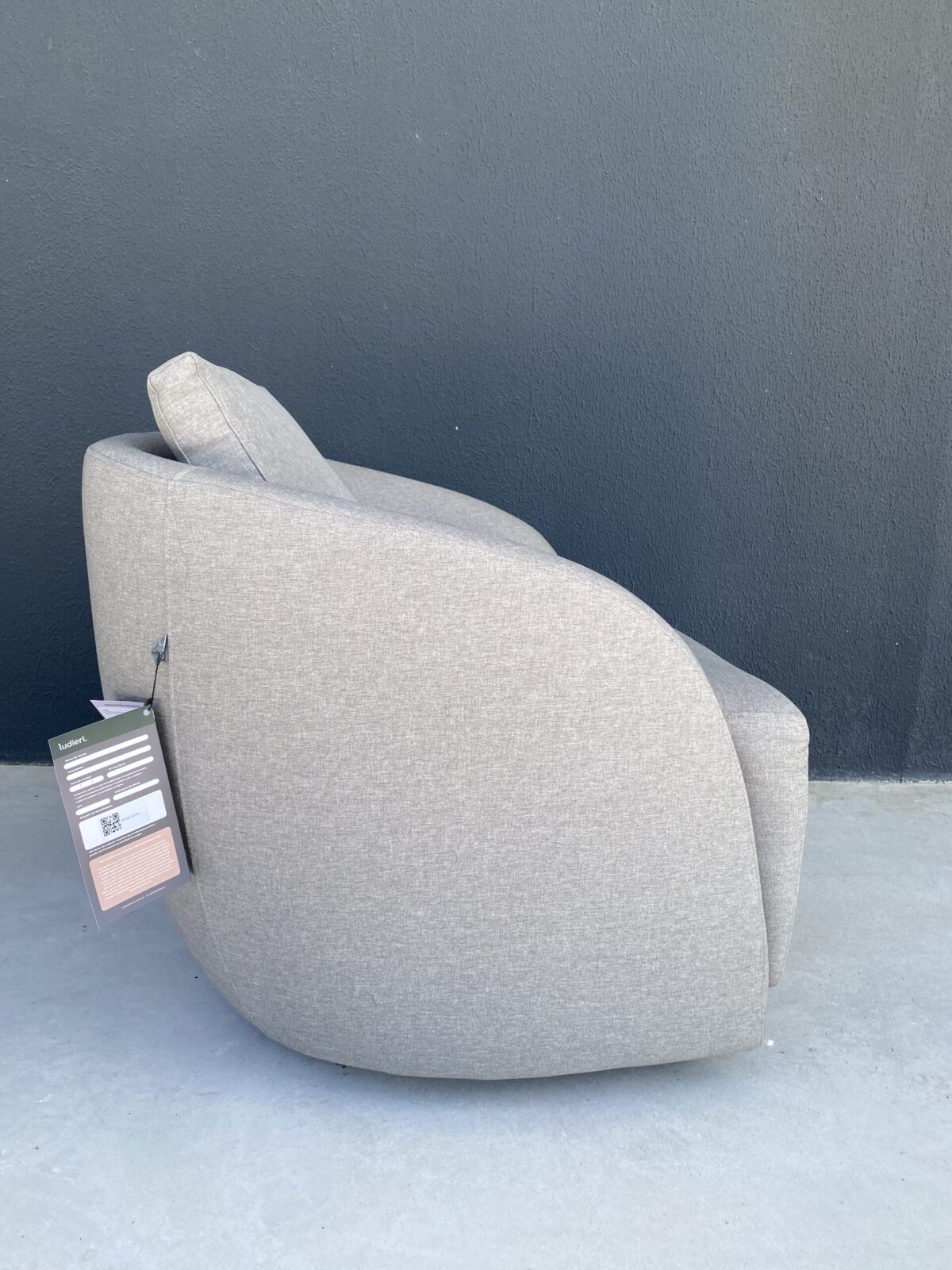 POLTRONA GIR MIANO 0,90 TC - 5005 POLIESTER DICAV VERDE 3114 - Imagem 4