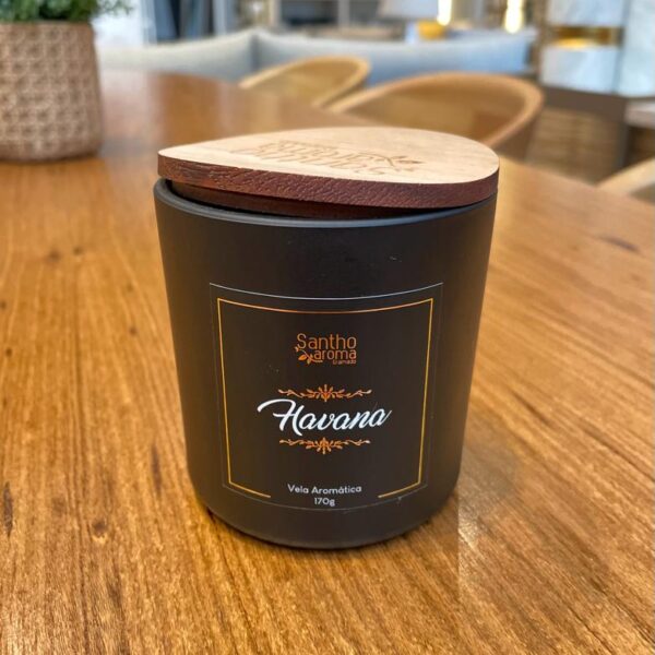 VELA AROMATICA HAVANA 170G VIDRO
