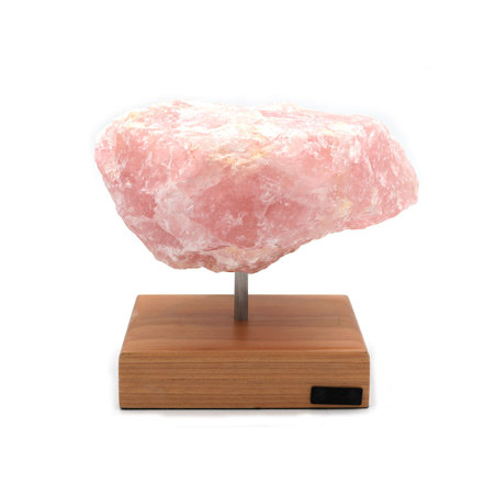 ESCULTURA PEDRA SIMPLES QUARTZO ROSA - G