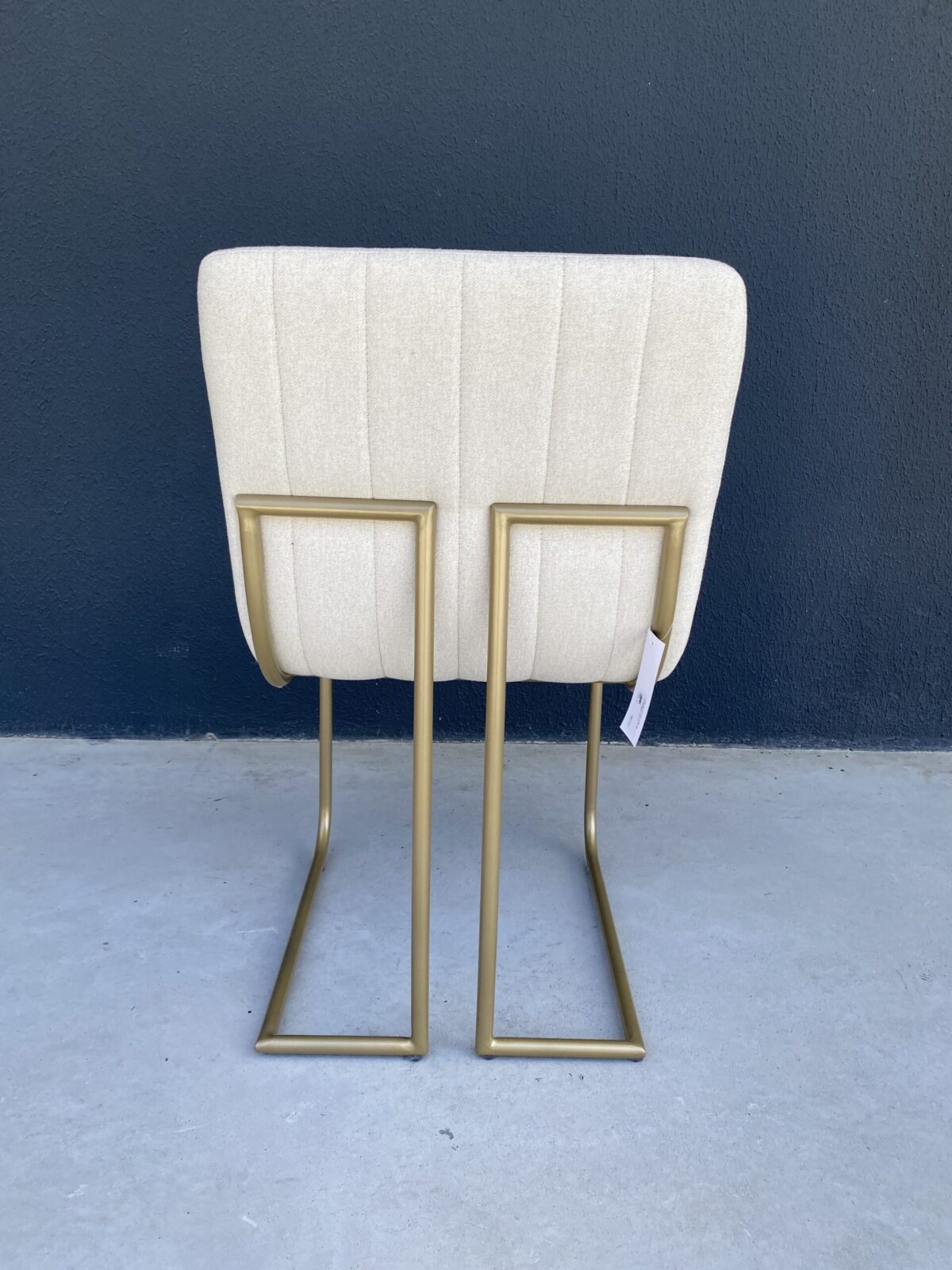 CADEIRA SILVIA S/BR ACO DOURADO TEC117 - Imagem 2