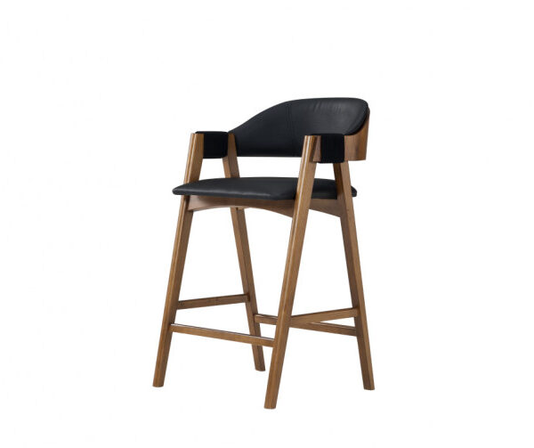 BANQUETA CORDA BASE IMBUIA TEC H72 CORDA MARROM 58X47X95