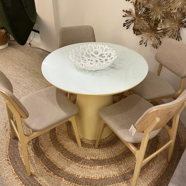 CADEIRA MEGAN CINAMOMO PALHA  TEC K-578