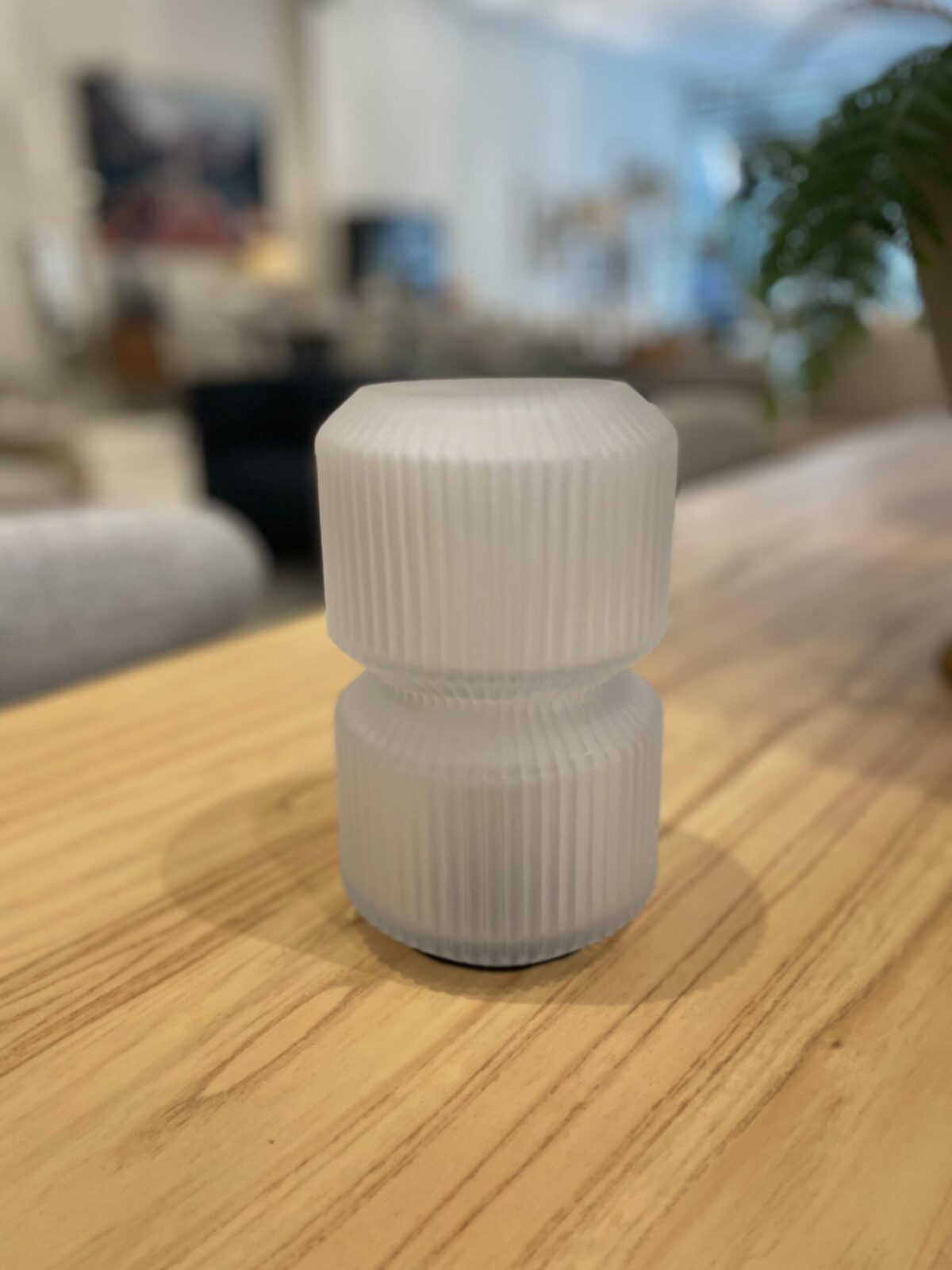 VASO DE VIDRO FOSCO GELO - Imagem 3