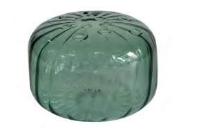 VASO DE VIDRO VERDE