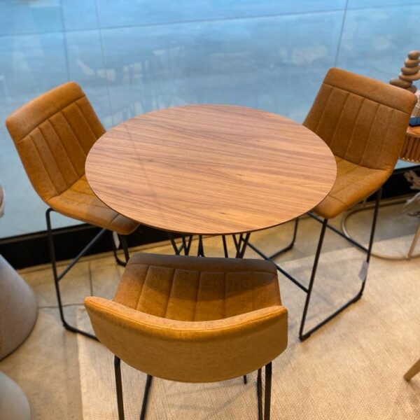 MESA BISTRO SAN MARINO C/ BASE ACO PT TAMPO NOGUEIRA