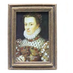 PORTA RETRATO EM RESINA BRONZE