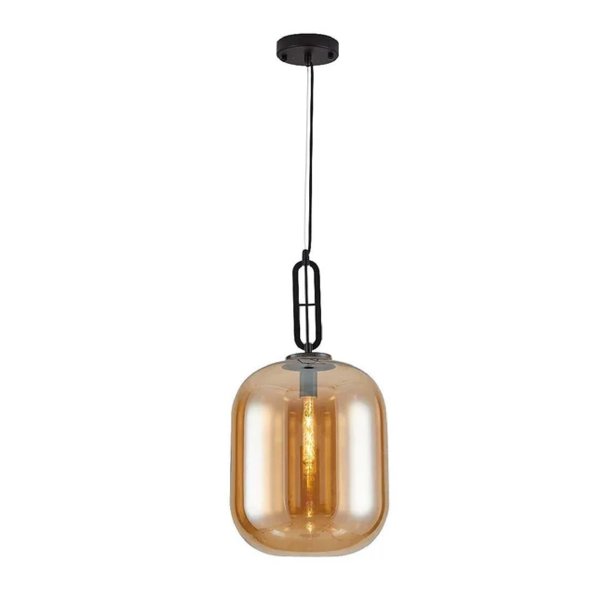 PENDENTE GLIVE E27  AMBAR - Imagem 1