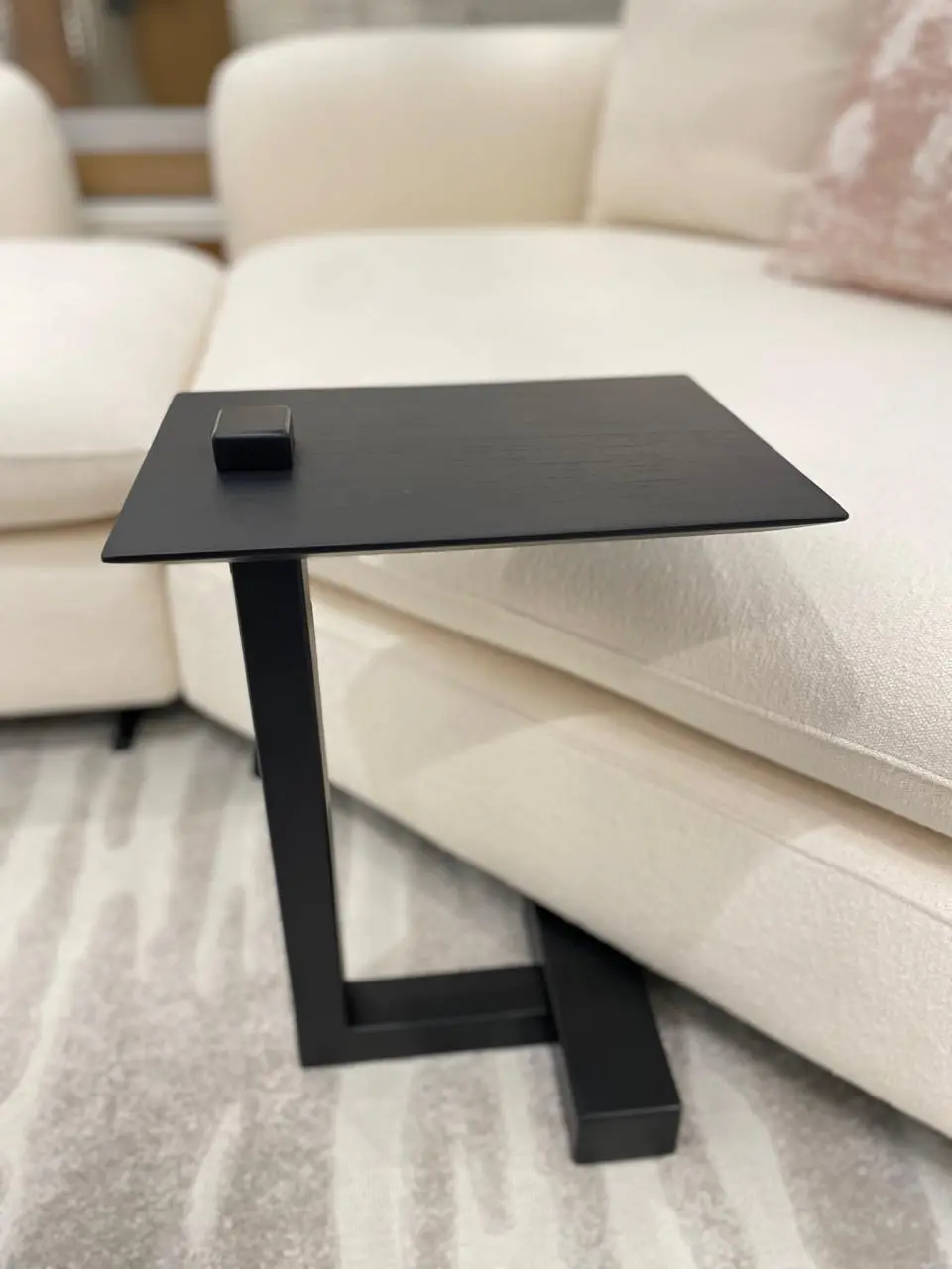 Mesa Lateral Less Base Pt Tampo Pt 35x25x50 - Imagem 2