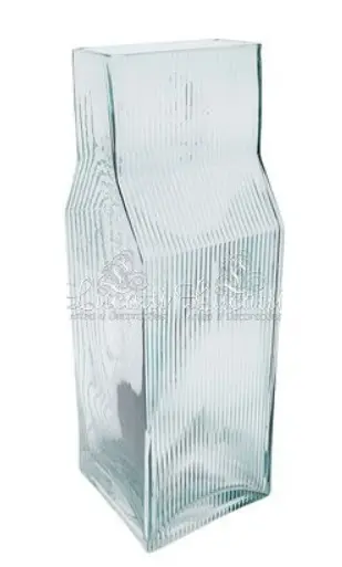 Vaso em Vidro Azul Claro G