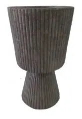 Vaso em Cimento Cinza