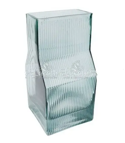 Vaso em Vidro Azul Claro P