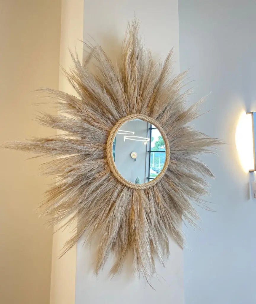 Espelho Plumas 90x90