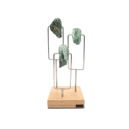 Escultura Pedra Triplo Fucsita