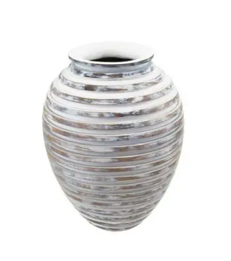 Vaso Decorativo em Resina Branco