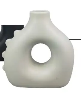 Vaso de Cerâmica Branco