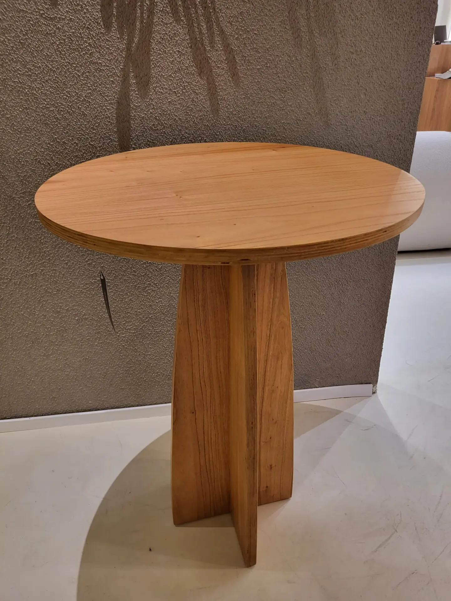 Mesa Bistrô Liv Madeira Amêndoa 70x70x100